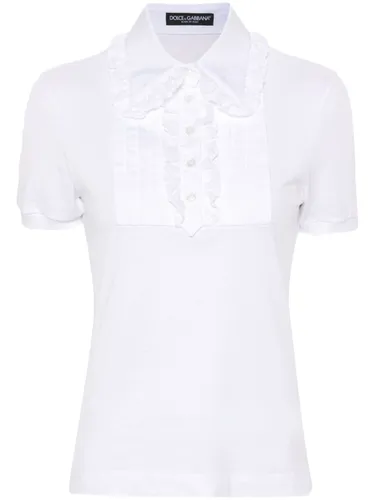 DOLCE & GABBANA - Cotton Polo Shirt - Dolce & Gabbana - Modalova