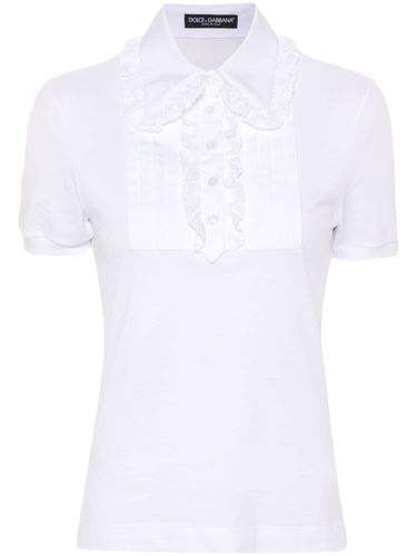 DOLCE & GABBANA - Cotton Polo Shirt - Dolce & Gabbana - Modalova