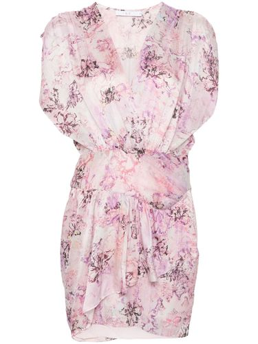 IRO - Floral Print Silk Short Dress - Iro - Modalova