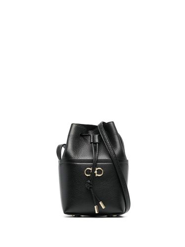 Gancini Mini Leather Bucket Bag - Ferragamo - Modalova