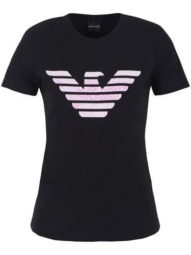 Logo Cotton T-shirt - Emporio Armani - Modalova