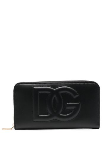 Dg Logo Leather Continental Wallet - Dolce & Gabbana - Modalova