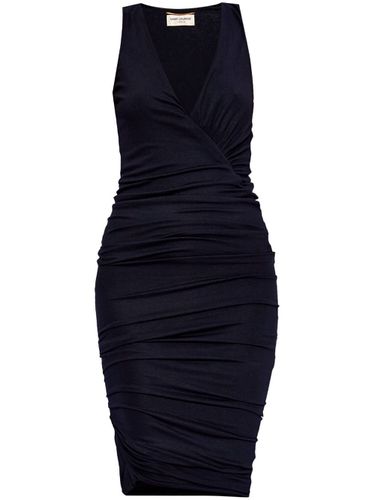 V-necked Sleelvess Dress - Saint Laurent - Modalova
