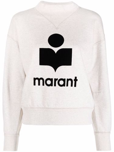 Moby Logo Cotton Sweatshirt - Marant Etoile - Modalova