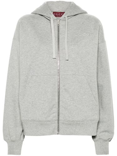 GUCCI - Cotton Zipped Hoodie - Gucci - Modalova