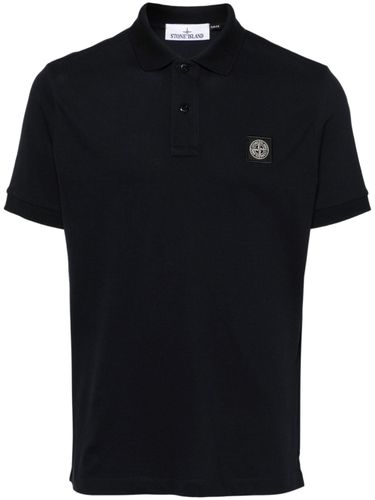 Logo Cotton Polo Shirt - Stone Island - Modalova