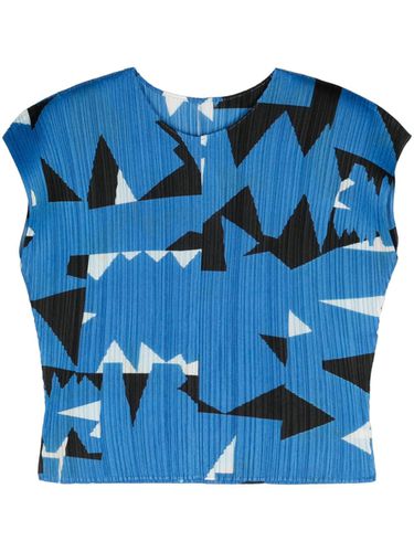 Printed Pleated Sweater - Pleats Please Issey Miyake - Modalova