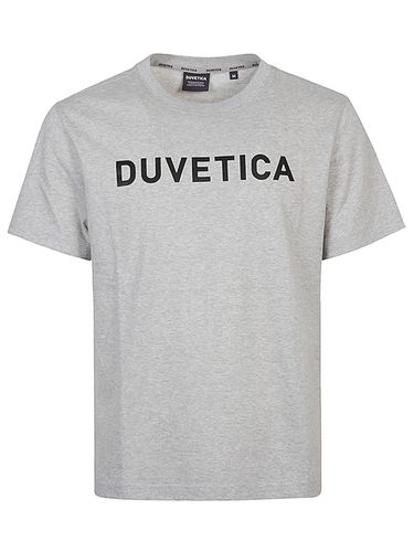 DUVETICA - Logo Cotton T-shirt - Duvetica - Modalova