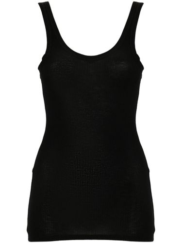 MAJESTIC - Ribbed Viscose Tank Top - Majestic - Modalova