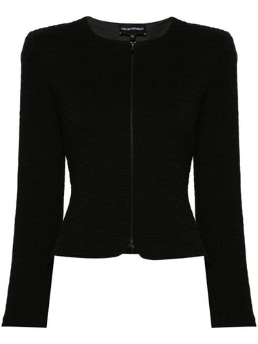 Matelassé Cotton Jacket - Emporio Armani - Modalova