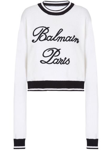 BALMAIN - Logo Crewneck Sweater - Balmain - Modalova