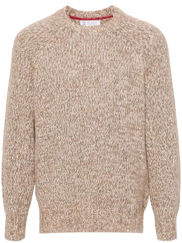 Wool Crewneck Jumper - Brunello Cucinelli - Modalova