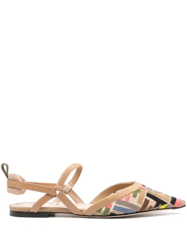 Colibrì Lite Slingback Ballets - Fendi - Modalova