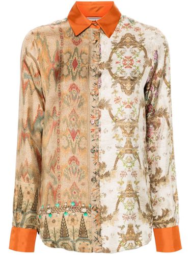 Printed Silk Shirt - Pierre-Louis Mascia - Modalova