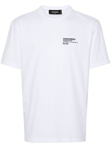 DSQUARED2 - Logo Cotton T-shirt - Dsquared2 - Modalova