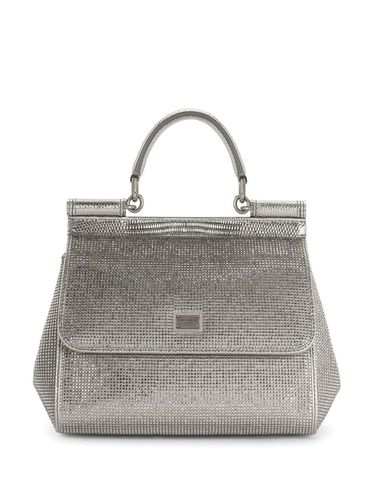 Sicily Crystal Embellished Medium Handbag - Dolce & Gabbana - Modalova