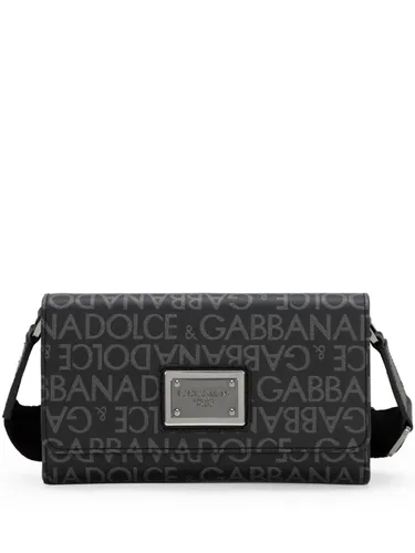 Allover Logo Crossbody Bag - Dolce & Gabbana - Modalova