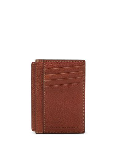 Leather Credit Card Holder - Brunello Cucinelli - Modalova