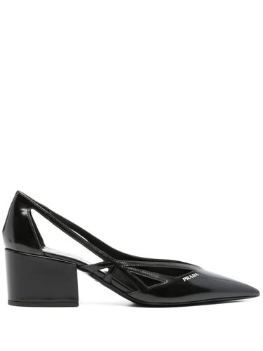 PRADA - Leather Cut-out Pumps - Prada - Modalova