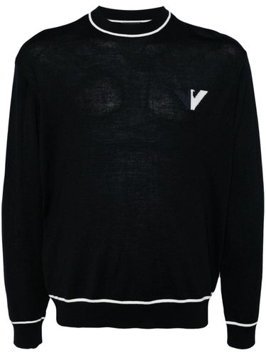 Wool Crewneck Sweater - Emporio Armani - Modalova