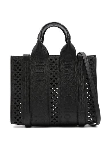 CHLOÉ - Woody Leather Small Tote - Chloé - Modalova