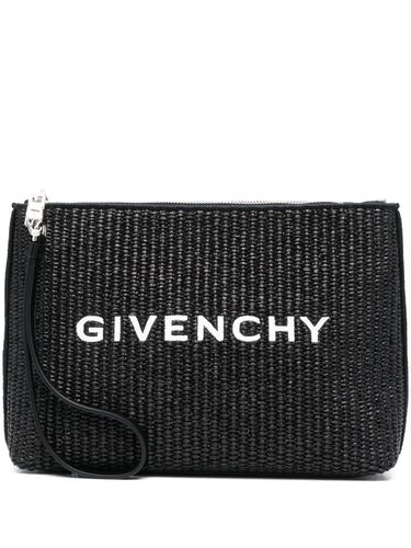 GIVENCHY - Logo Rafia Pouch - Givenchy - Modalova