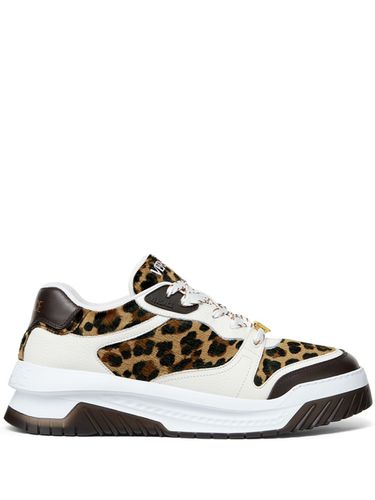 VERSACE - Odissea Leather Sneakers - Versace - Modalova