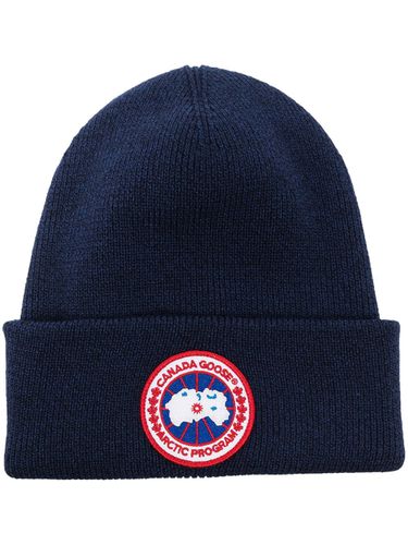 CANADA GOOSE - Logo Wool Beanie - Canada Goose - Modalova