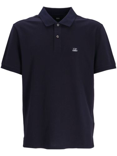 Logo Cotton Polo Shirt - C.p. company - Modalova