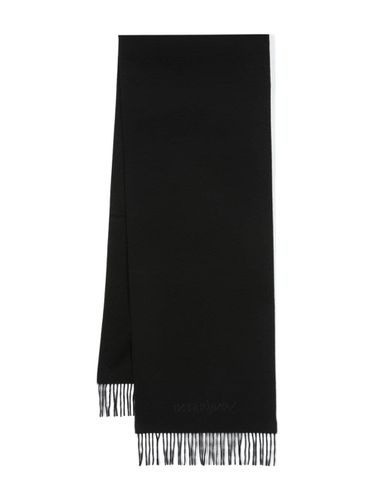 Cashmere Fringed Scarf - Saint Laurent - Modalova