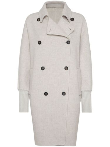 Cashmere Double-breasted Coat - Brunello Cucinelli - Modalova