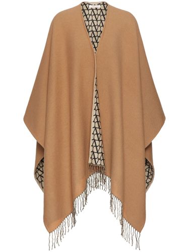 Toile Iconographe Wool Poncho - Valentino - Modalova