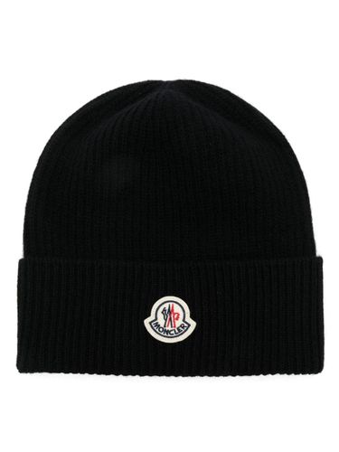 MONCLER - Wool And Cashmere Beanie - Moncler - Modalova