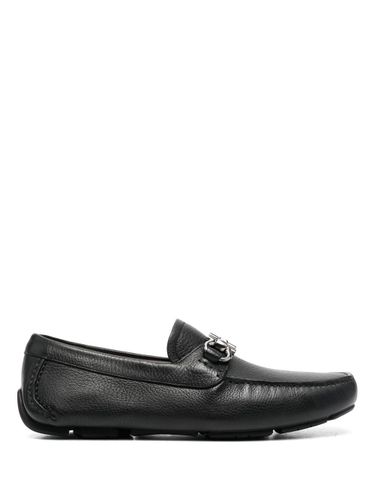 FERRAGAMO - Gancini Leather Loafers - Ferragamo - Modalova