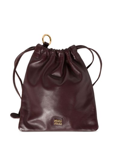 MIU MIU - Leather Pouch - Miu Miu - Modalova