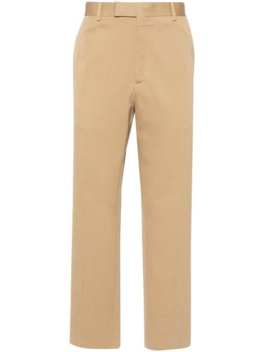 GUCCI - Web Detail Cotton Trousers - Gucci - Modalova