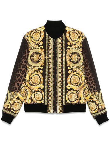 Barocco Print Bomber Jacket - Versace - Modalova