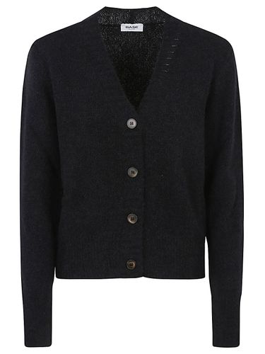 BASE - Wool V-necked Cardigan - Base - Modalova