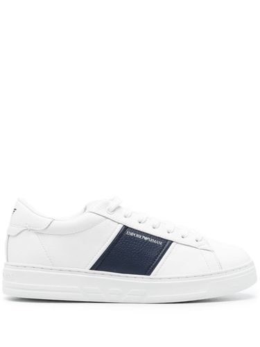 EMPORIO ARMANI - Leather Sneakers - Emporio Armani - Modalova