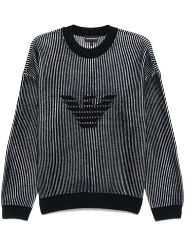 Wool Crewneck Sweater - Emporio Armani - Modalova