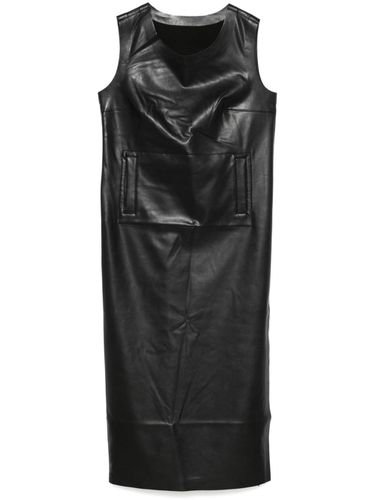 Faux Leather Sleeveless Dress - Norma Kamali - Modalova