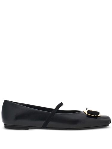 Vara Leather Ballet Flats - Ferragamo - Modalova