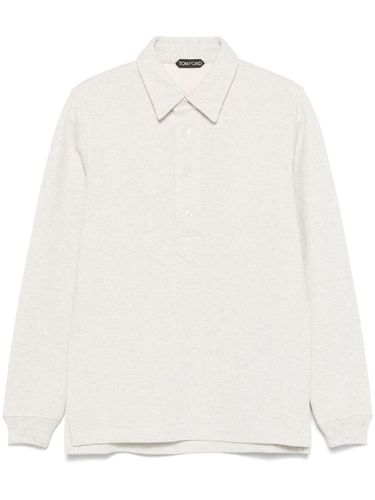 TOM FORD - Cotton Blend Polo Shirt - Tom Ford - Modalova