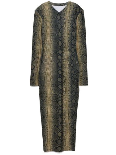 NORMA KAMALI - Printed Long Dress - Norma Kamali - Modalova