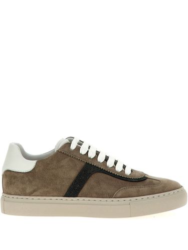 Leather Sneakers - Brunello Cucinelli - Modalova