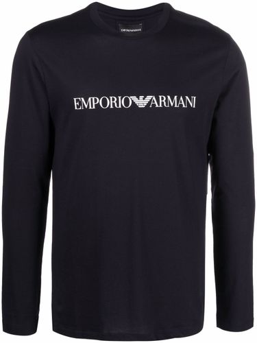 Logo Cotton T-shirt - Emporio Armani - Modalova