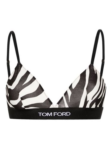 TOM FORD - Zebra Bra With Logo - Tom Ford - Modalova