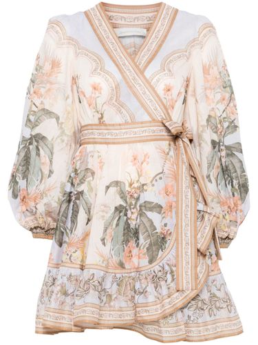 Wylie Printed Cotton Mini Dress - Zimmermann - Modalova