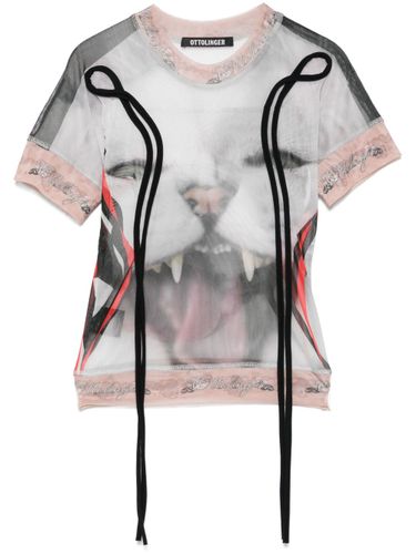 OTTOLINGER - Mesh Printed T-shirt - Ottolinger - Modalova