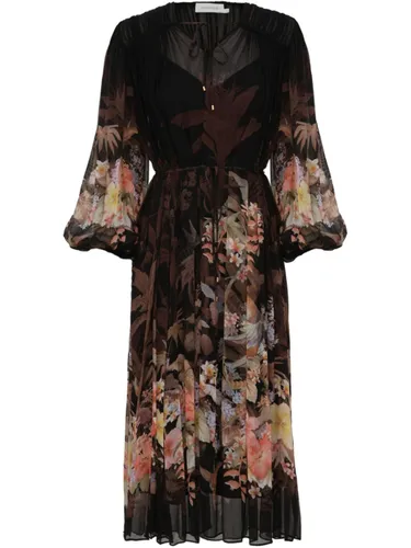 ZIMMERMANN - Printed Long Dress - Zimmermann - Modalova